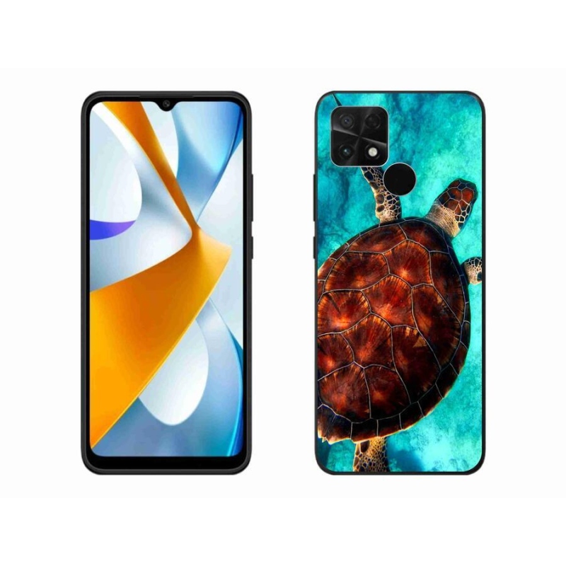 Gelový kryt mmCase na mobil Xiaomi Poco C40 - želva