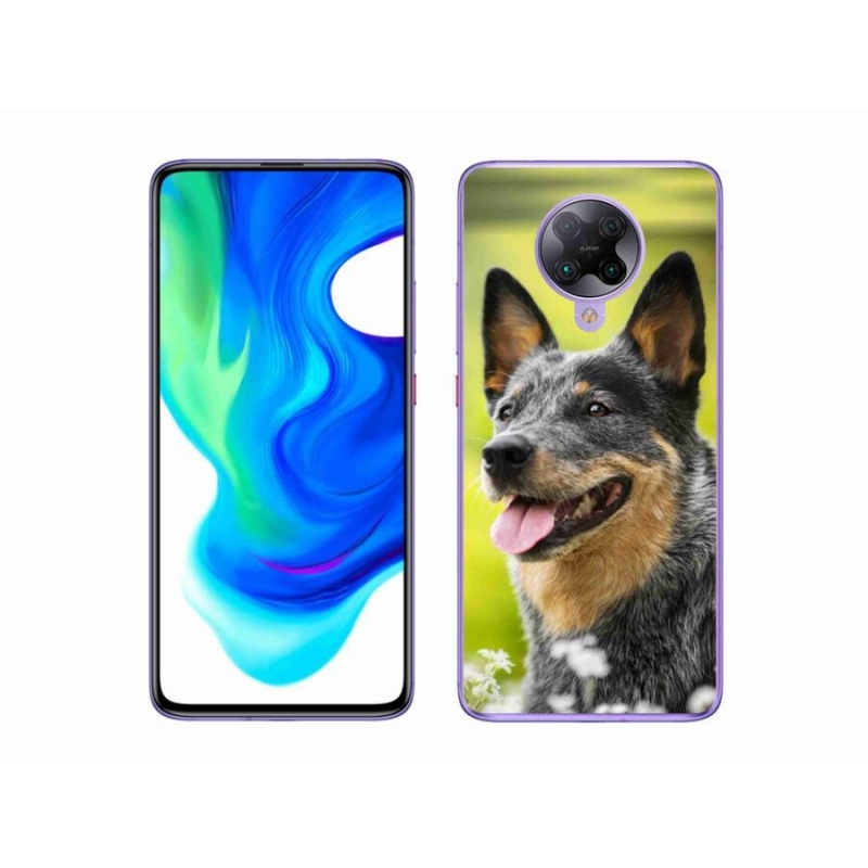 Gelový kryt mmCase na mobil Xiaomi Poco F2 Pro - australský honácký pes