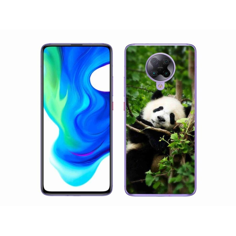 Gelový kryt mmCase na mobil Xiaomi Poco F2 Pro - panda