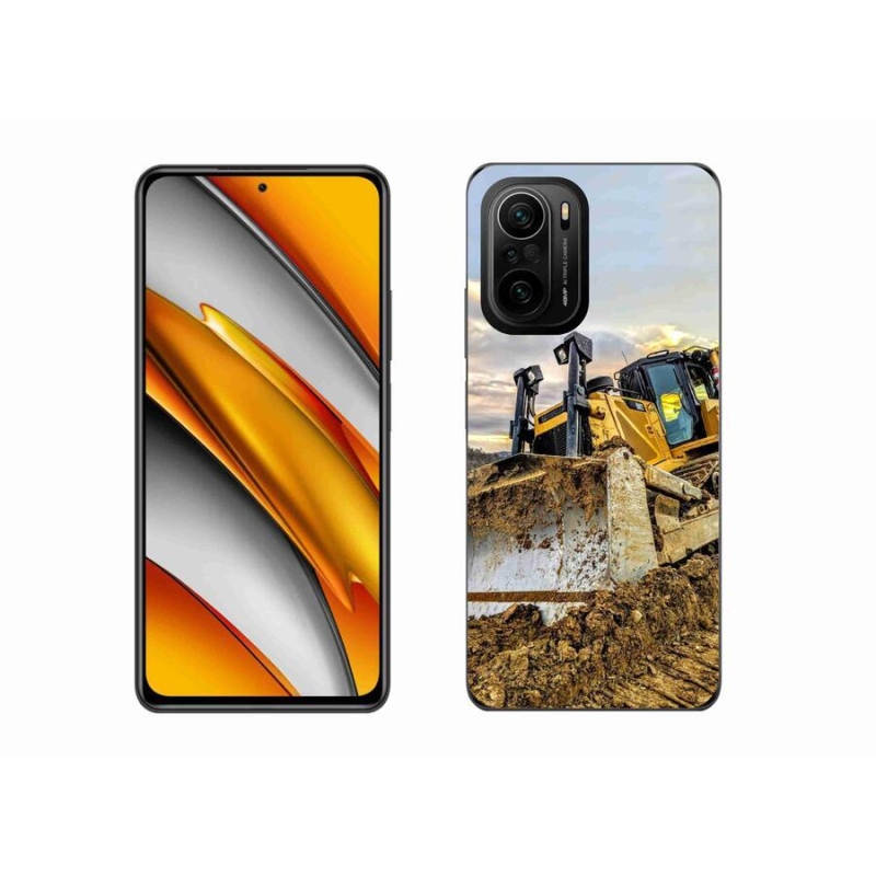 Gelový kryt mmCase na mobil Xiaomi Poco F3 - bagr