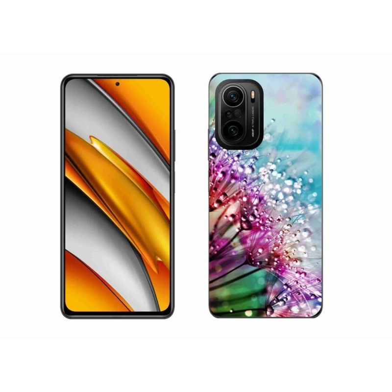 Gelový kryt mmCase na mobil Xiaomi Poco F3 - barevné květy
