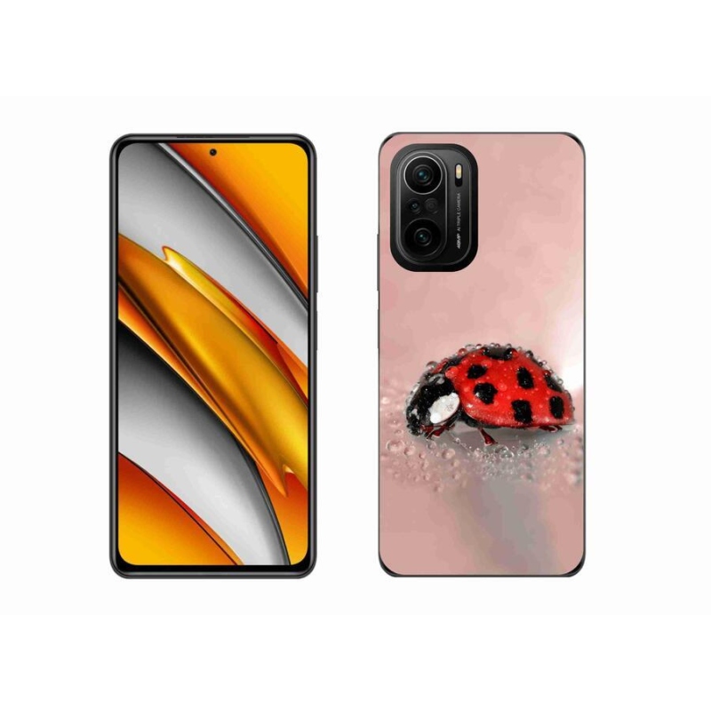 Gelový kryt mmCase na mobil Xiaomi Poco F3 - beruška