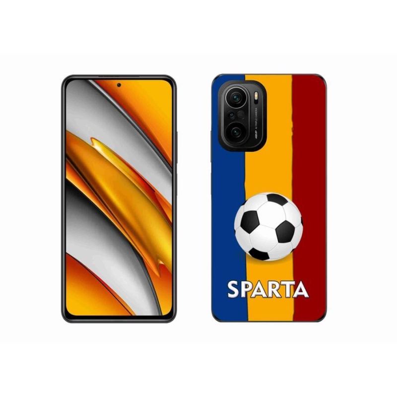 Gelový kryt mmCase na mobil Xiaomi Poco F3 - fotbal 1