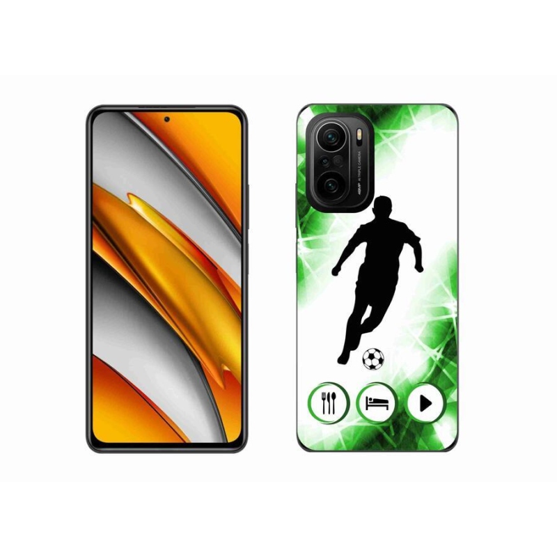 Gelový kryt mmCase na mobil Xiaomi Poco F3 - fotbalista