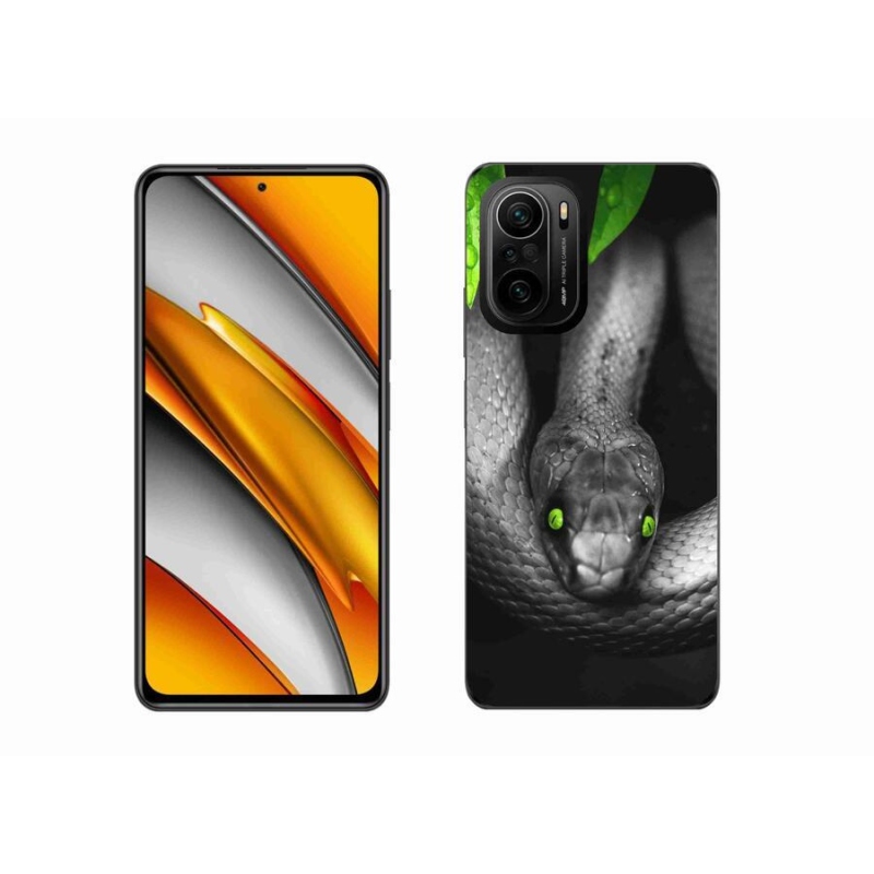 Gelový kryt mmCase na mobil Xiaomi Poco F3 - had