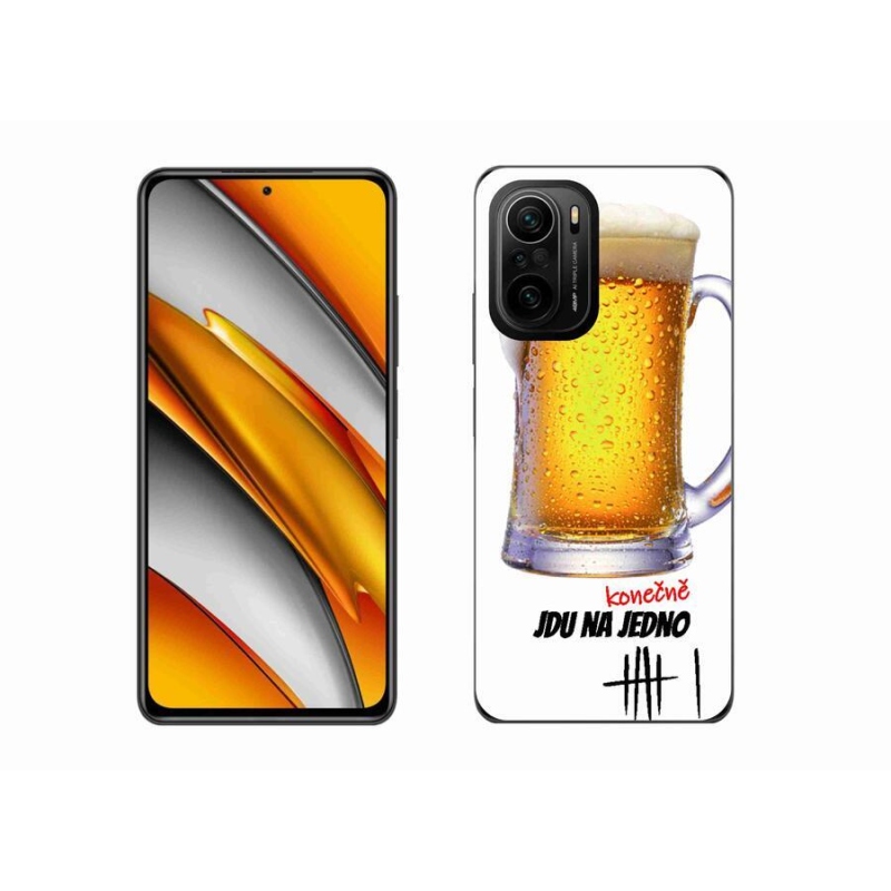 Gelový kryt mmCase na mobil Xiaomi Poco F3 - jdu na jedno