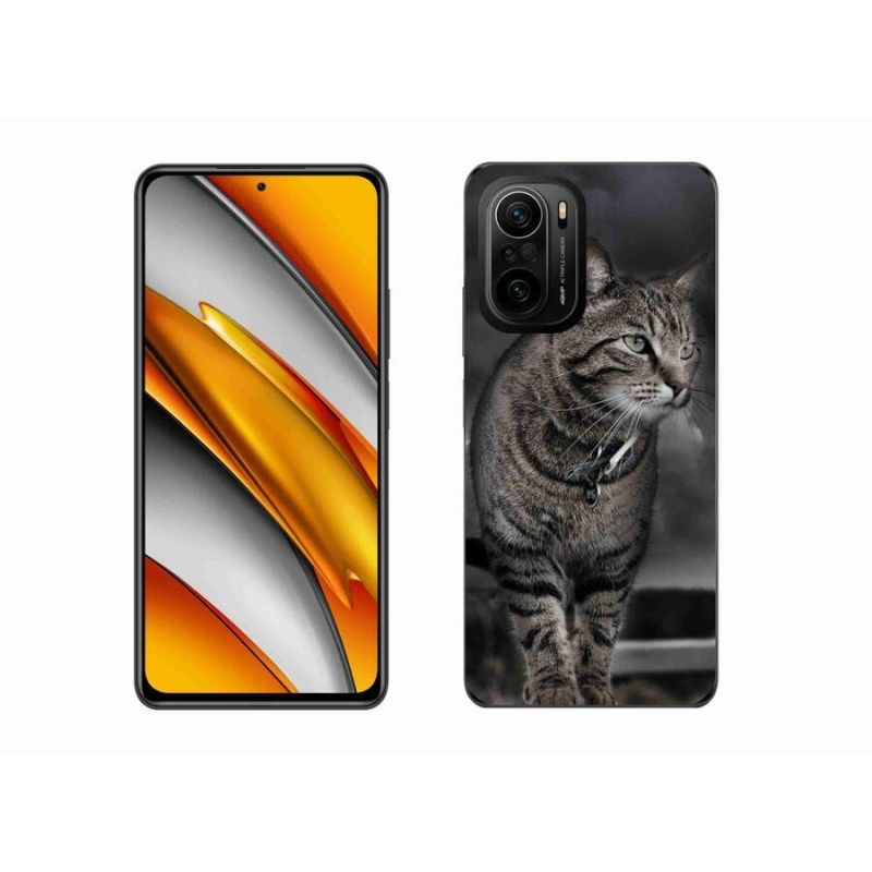 Gelový kryt mmCase na mobil Xiaomi Poco F3 - kočka