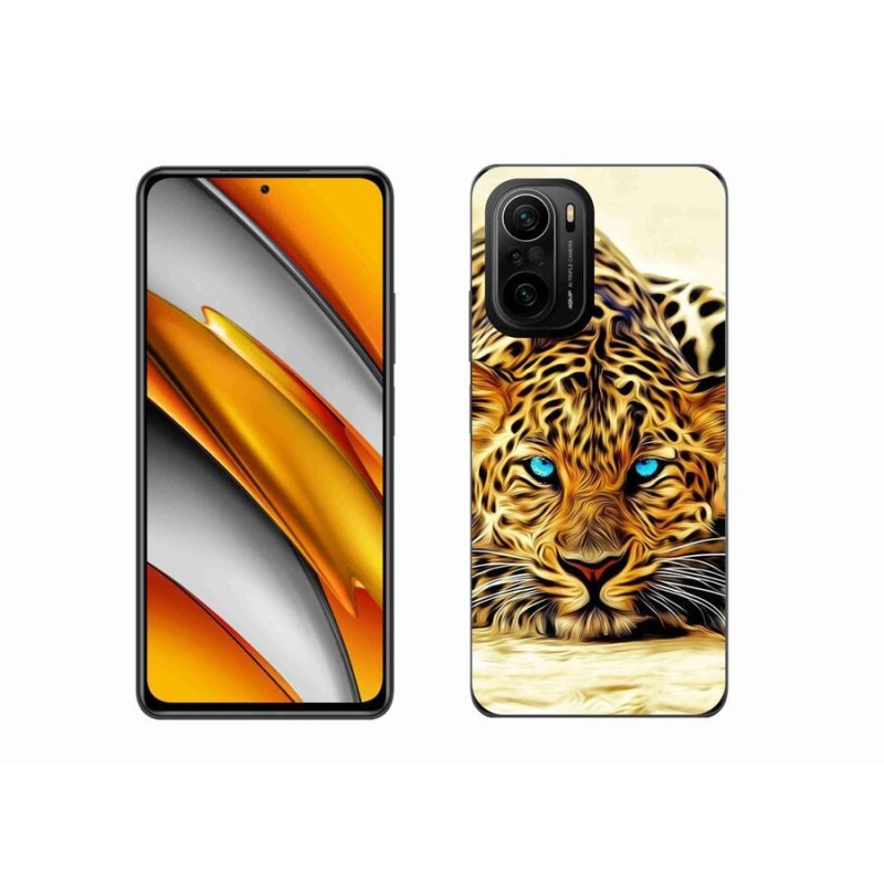 Gelový kryt mmCase na mobil Xiaomi Poco F3 - kreslený tygr