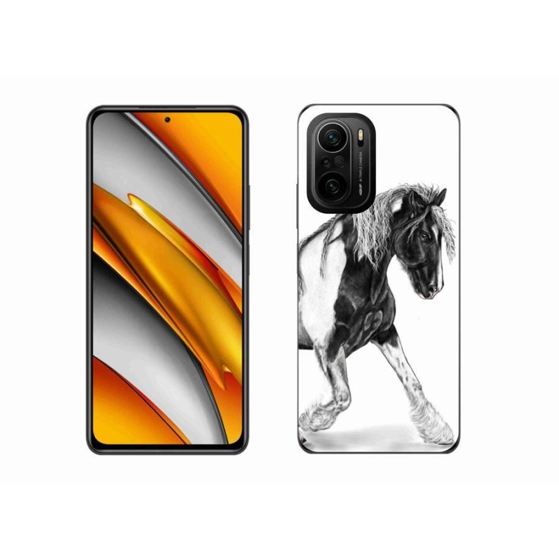 Gelový kryt mmCase na mobil Xiaomi Poco F3 - kůň