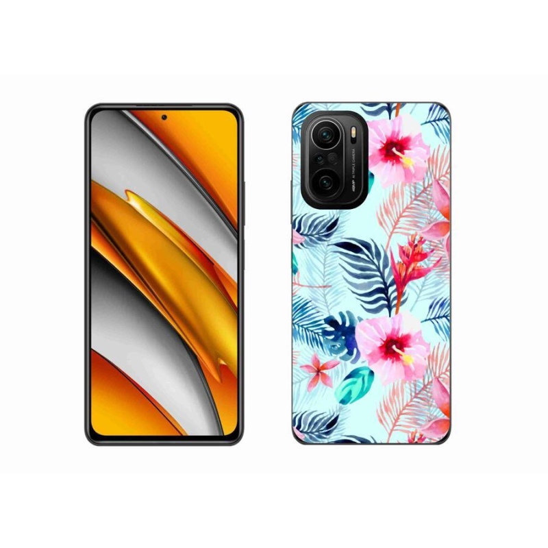 Gelový kryt mmCase na mobil Xiaomi Poco F3 - květiny