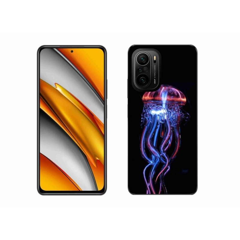 Gelový kryt mmCase na mobil Xiaomi Poco F3 - medúza