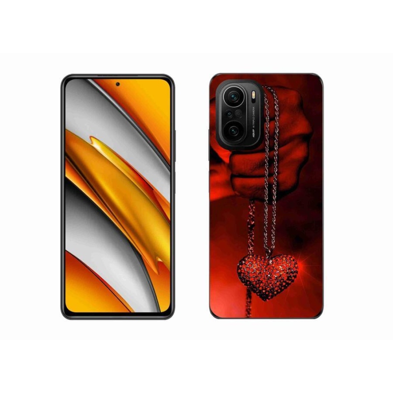 Gelový kryt mmCase na mobil Xiaomi Poco F3 - náhrdelník