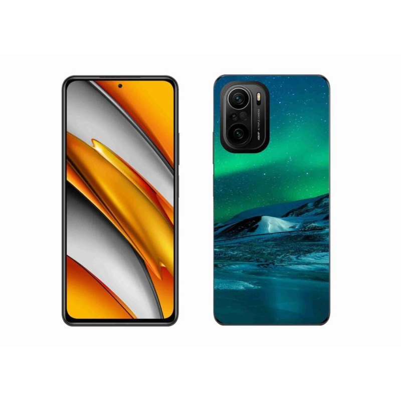 Gelový kryt mmCase na mobil Xiaomi Poco F3 - polární záře