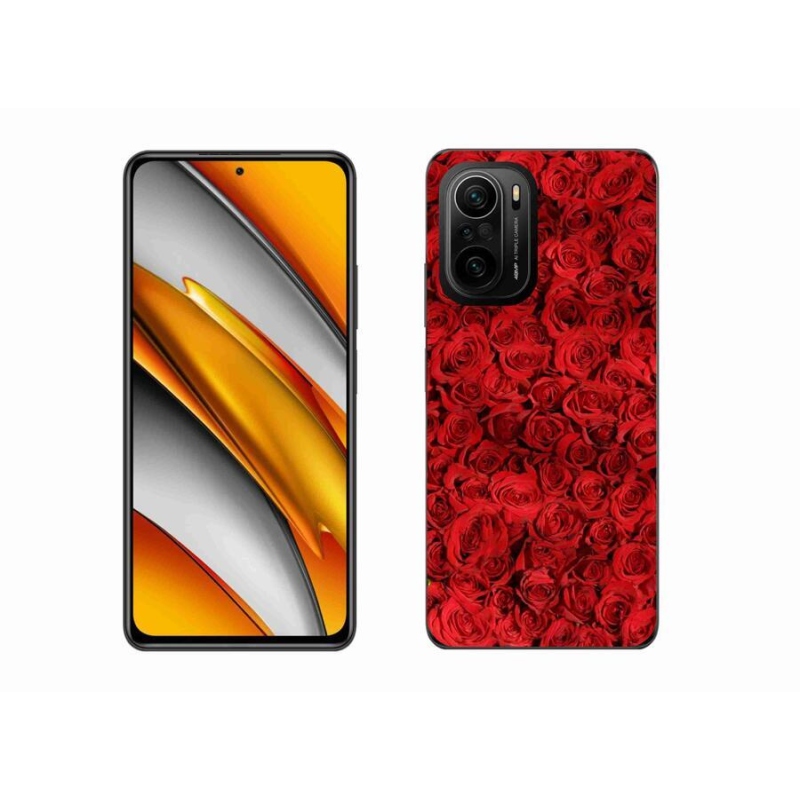 Gelový kryt mmCase na mobil Xiaomi Poco F3 - růže