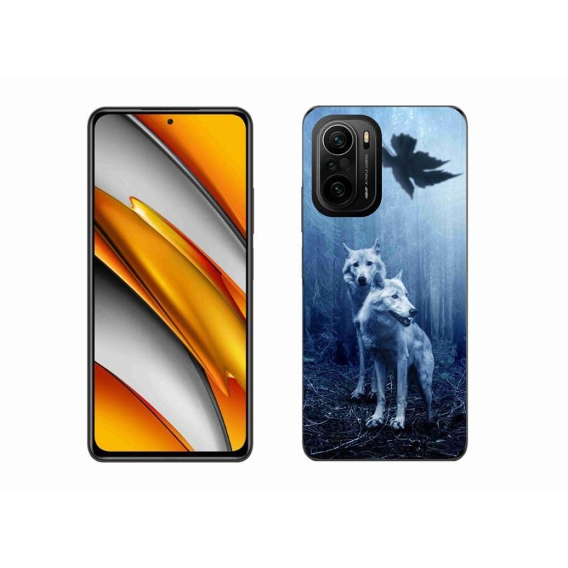 Gelový kryt mmCase na mobil Xiaomi Poco F3 - vlci v lese