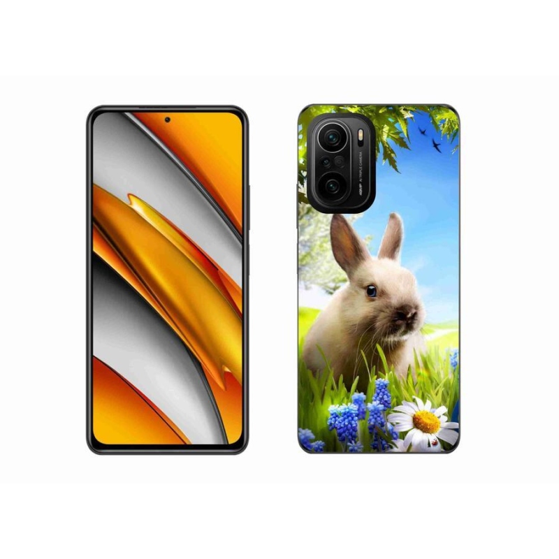 Gelový kryt mmCase na mobil Xiaomi Poco F3 - zajíček