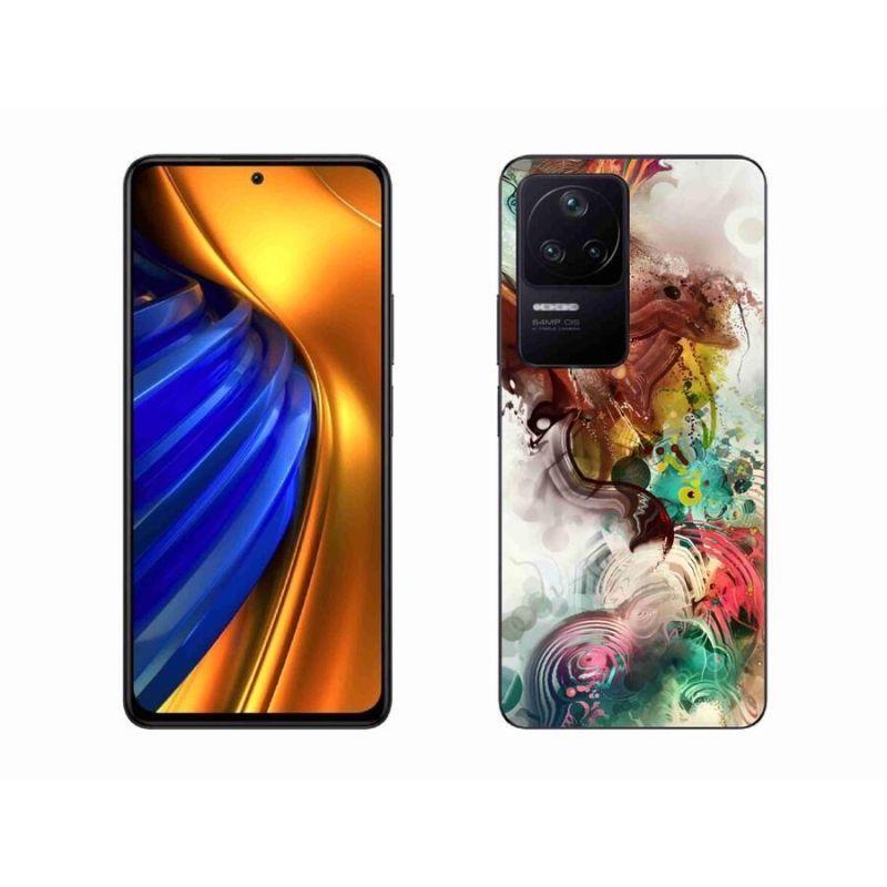 Gelový kryt mmCase na mobil Xiaomi Poco F4 - abstrakt 1