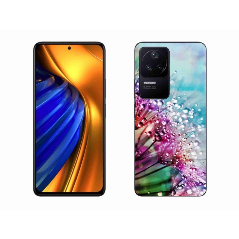 Gelový kryt mmCase na mobil Xiaomi Poco F4 - barevné květy