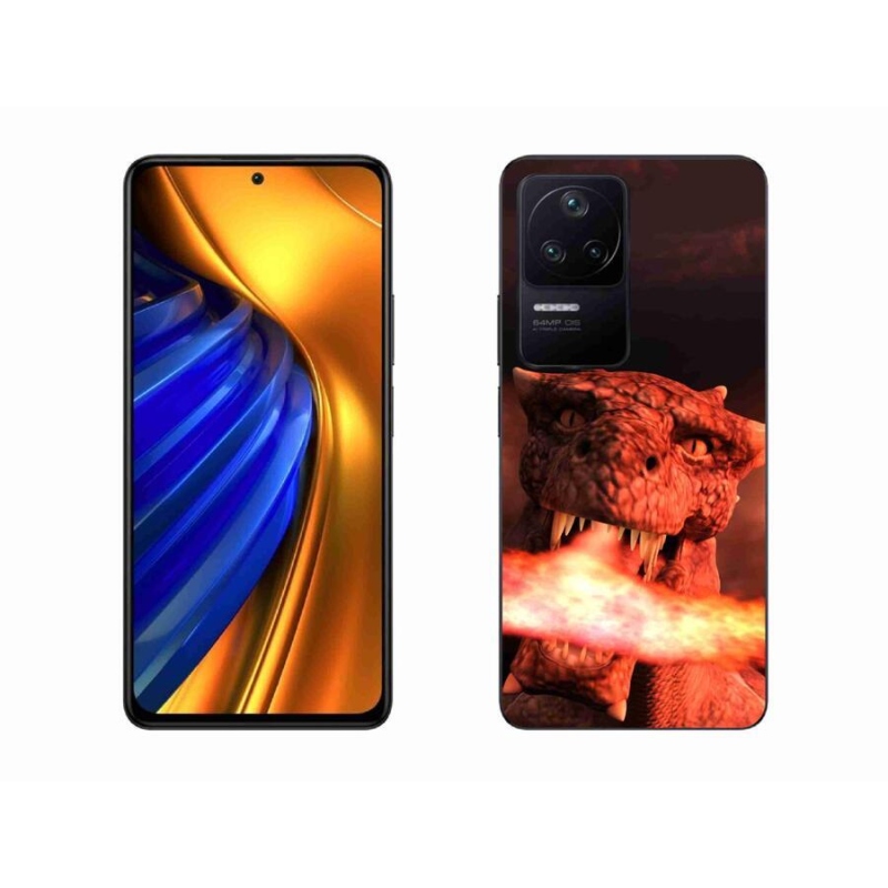 Gelový kryt mmCase na mobil Xiaomi Poco F4 - drak