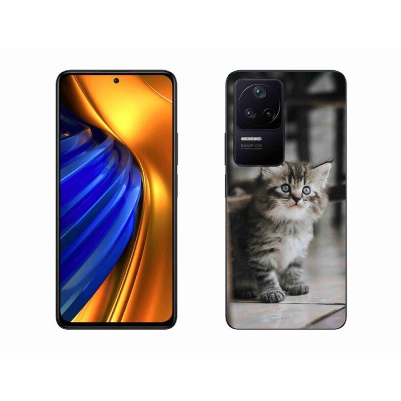 Gelový kryt mmCase na mobil Xiaomi Poco F4 - koťátko