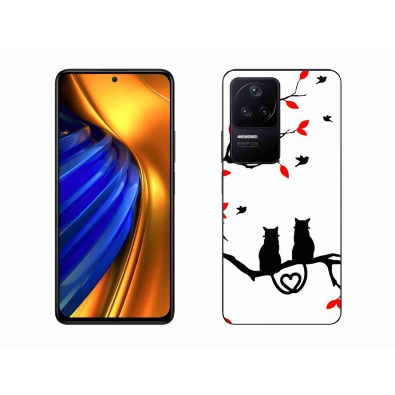 Gelový kryt mmCase na mobil Xiaomi Poco F4 - kočičí láska