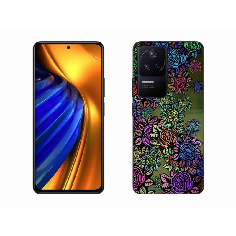 Gelový kryt mmCase na mobil Xiaomi Poco F4 - květiny 6