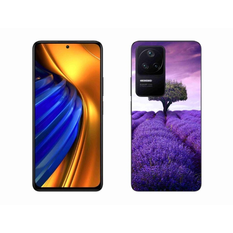 Gelový kryt mmCase na mobil Xiaomi Poco F4 - levandulová louka