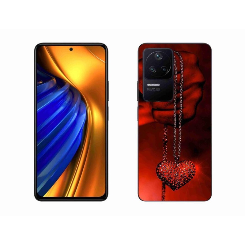 Gelový kryt mmCase na mobil Xiaomi Poco F4 - náhrdelník