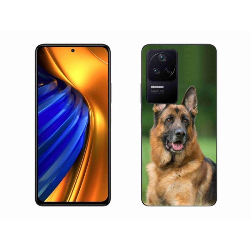 Gelový kryt mmCase na mobil Xiaomi Poco F4 - německý ovčák