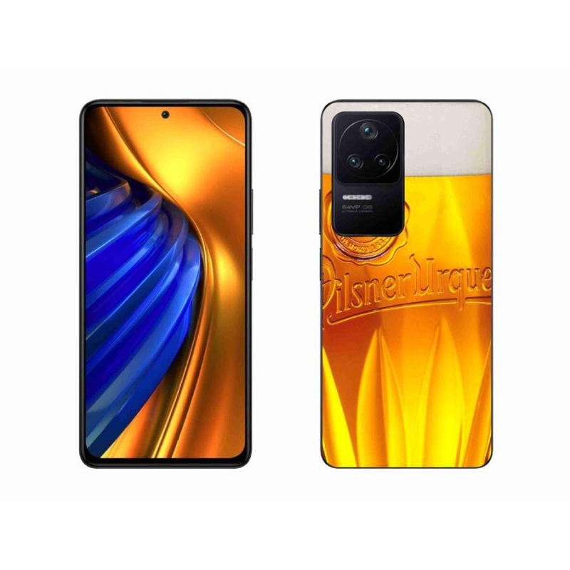 Gelový kryt mmCase na mobil Xiaomi Poco F4 - pivo