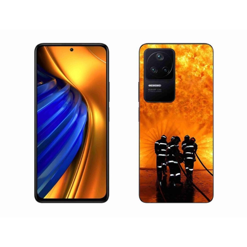 Gelový kryt mmCase na mobil Xiaomi Poco F4 - požár