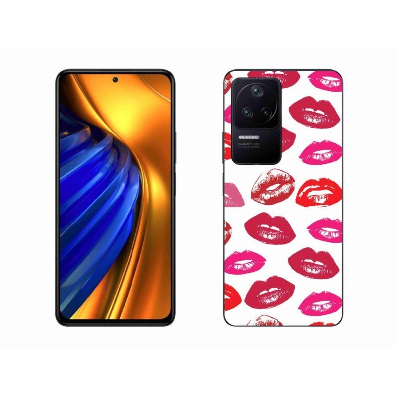 Gelový kryt mmCase na mobil Xiaomi Poco F4 - rty