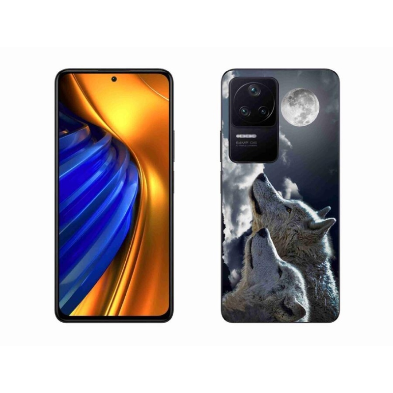 Gelový kryt mmCase na mobil Xiaomi Poco F4 - vlci