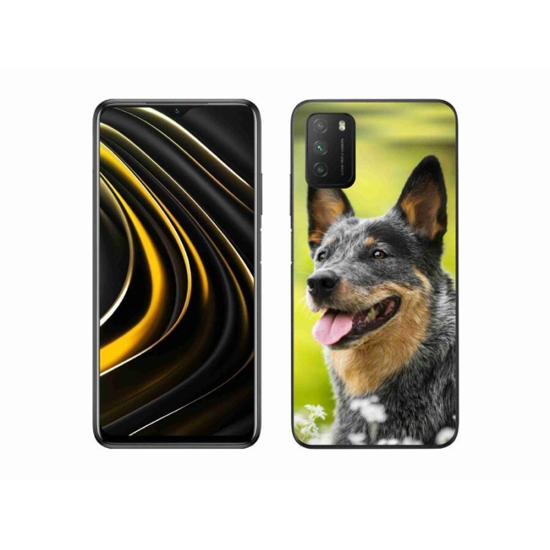 Gelový kryt mmCase na mobil Xiaomi Poco M3 - australský honácký pes