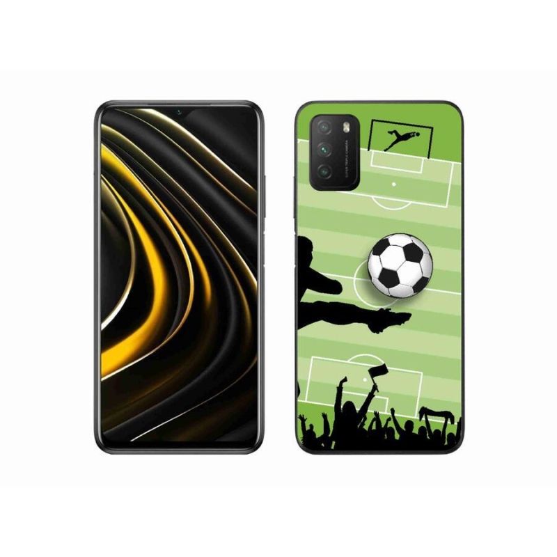 Gelový kryt mmCase na mobil Xiaomi Poco M3 - fotbal 3