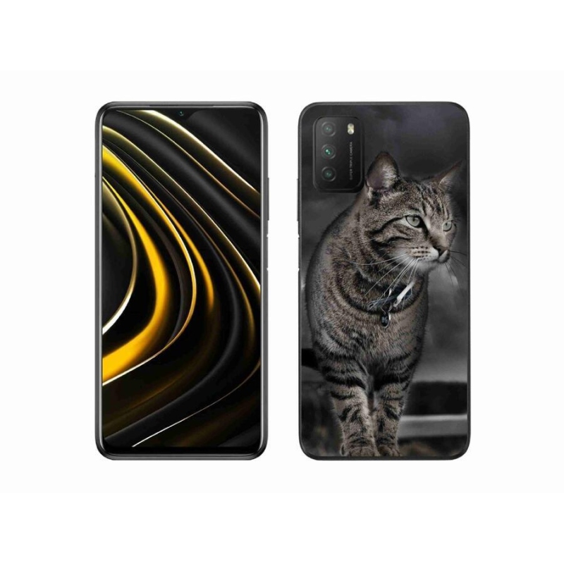 Gelový kryt mmCase na mobil Xiaomi Poco M3 - kočka