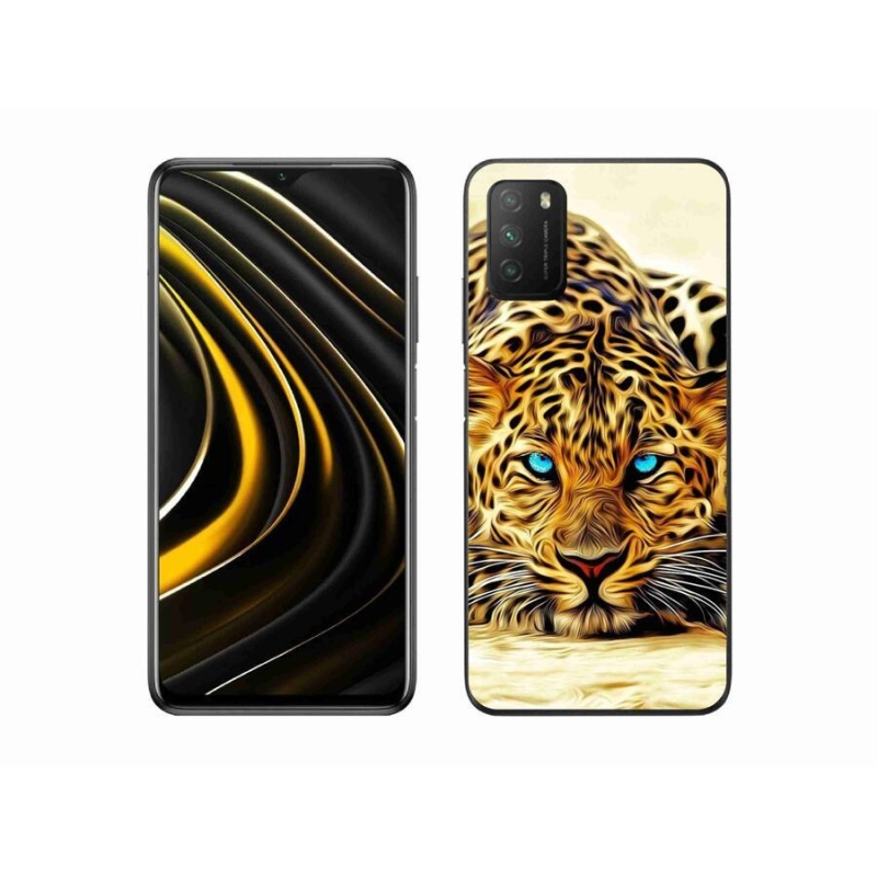 Gelový kryt mmCase na mobil Xiaomi Poco M3 - kreslený tygr