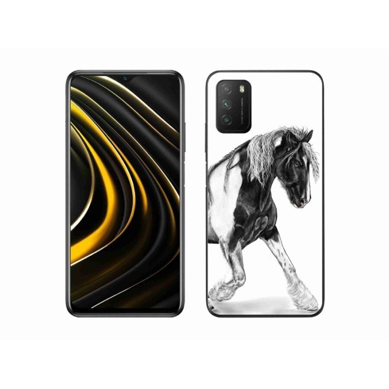 Gelový kryt mmCase na mobil Xiaomi Poco M3 - kůň