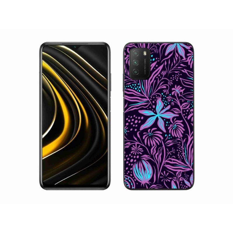 Gelový kryt mmCase na mobil Xiaomi Poco M3 - květiny 2