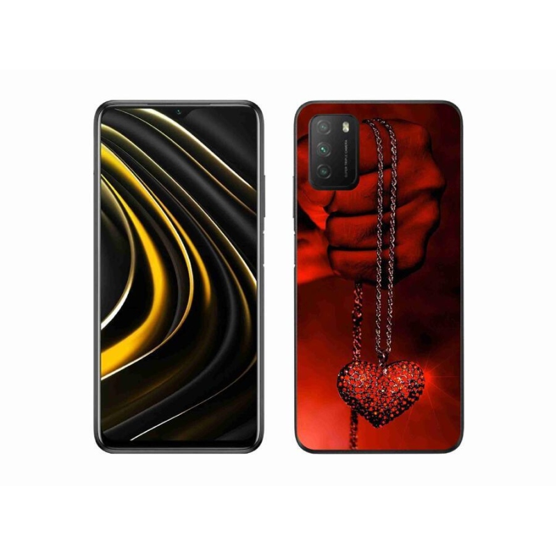 Gelový kryt mmCase na mobil Xiaomi Poco M3 - náhrdelník