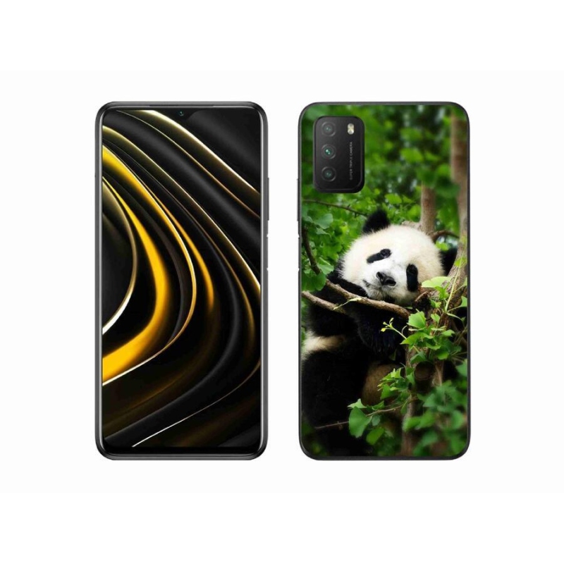 Gelový kryt mmCase na mobil Xiaomi Poco M3 - panda