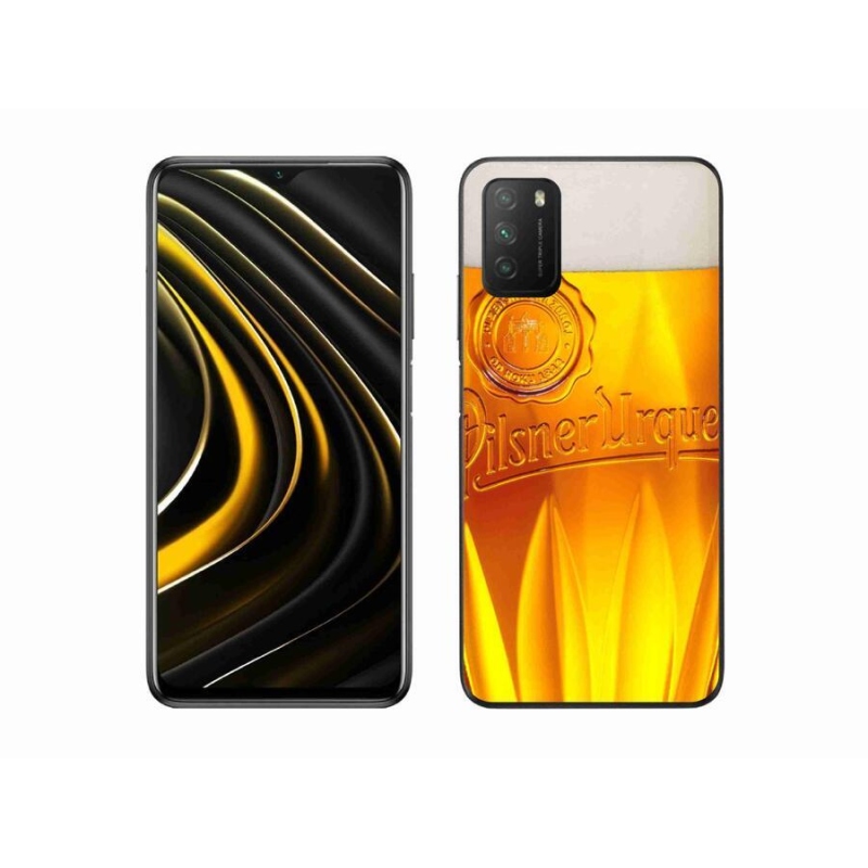 Gelový kryt mmCase na mobil Xiaomi Poco M3 - pivo