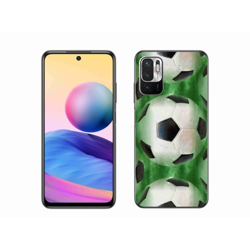 Gelový kryt mmCase na mobil Xiaomi Poco M3 Pro/5G - fotbalový míč