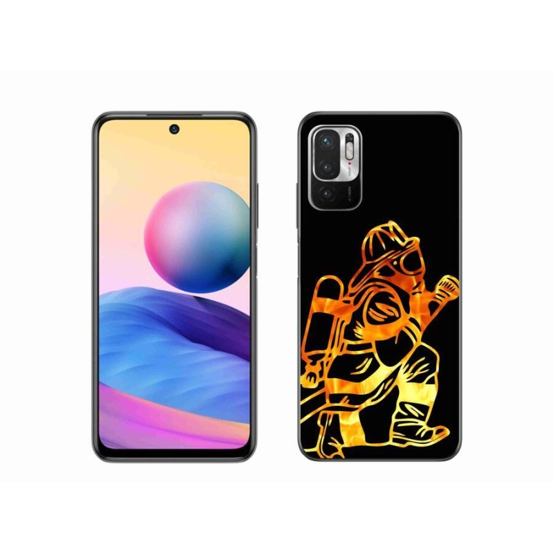 Gelový kryt mmCase na mobil Xiaomi Poco M3 Pro/5G - hasič 1