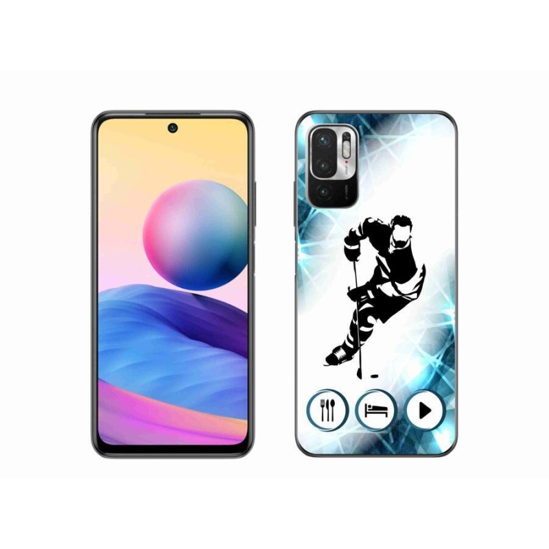 Gelový kryt mmCase na mobil Xiaomi Poco M3 Pro/5G - hokej 1
