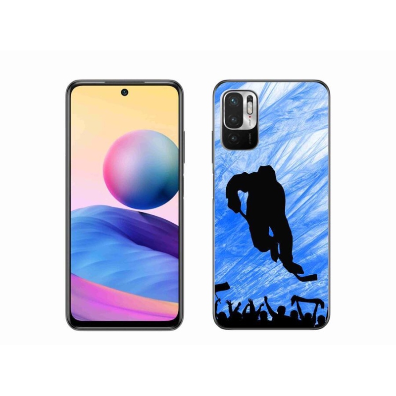 Gelový kryt mmCase na mobil Xiaomi Poco M3 Pro/5G - hokejový hráč