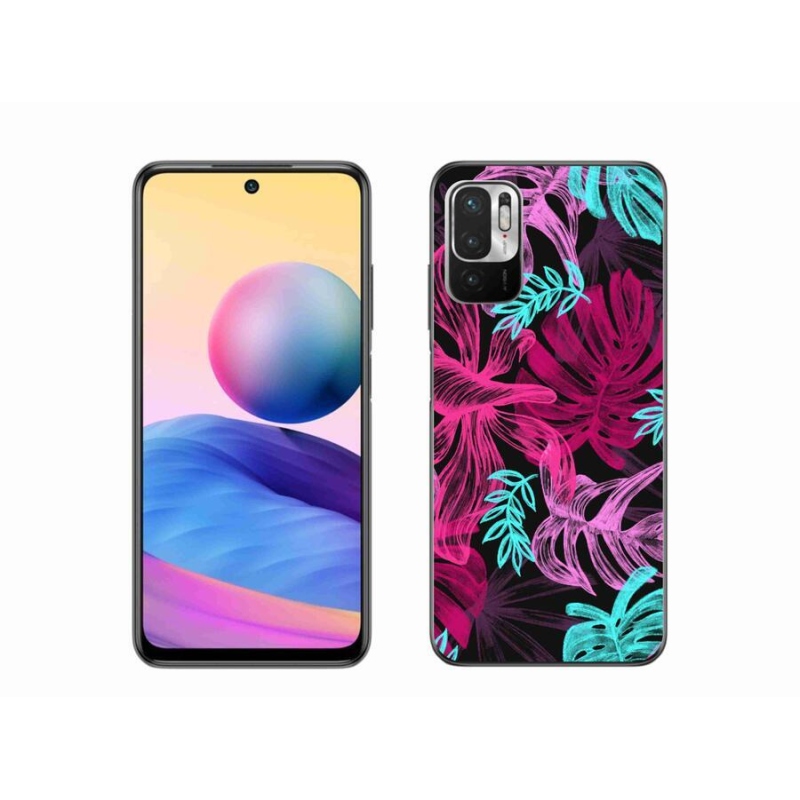 Gelový kryt mmCase na mobil Xiaomi Poco M3 Pro/5G - květiny 1