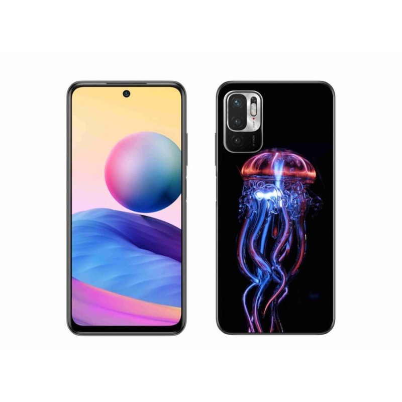 Gelový kryt mmCase na mobil Xiaomi Poco M3 Pro/5G - medúza