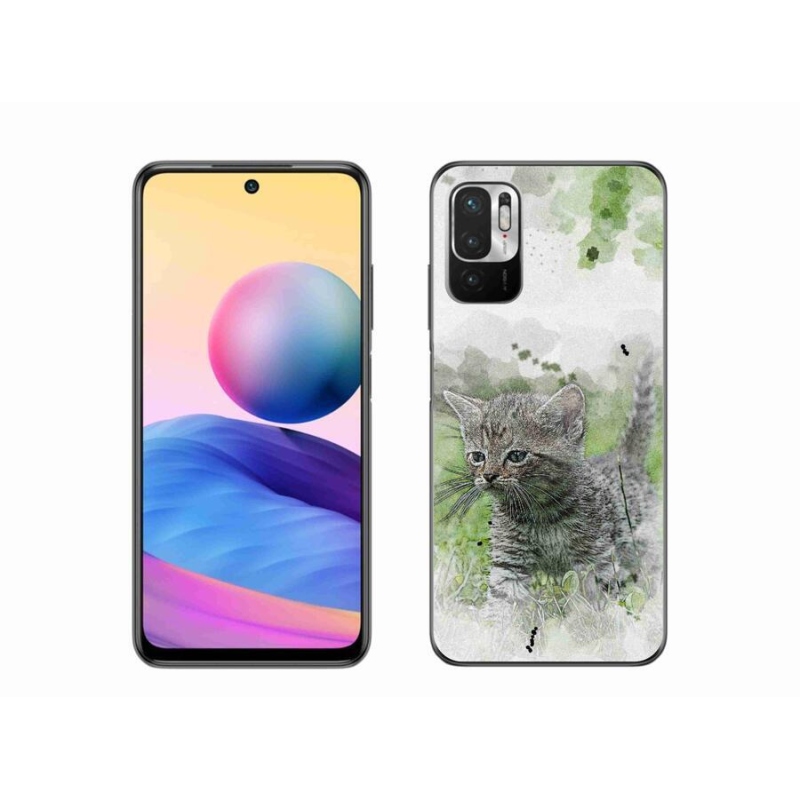 Gelový kryt mmCase na mobil Xiaomi Poco M3 Pro/5G - roztomilé kotě 1