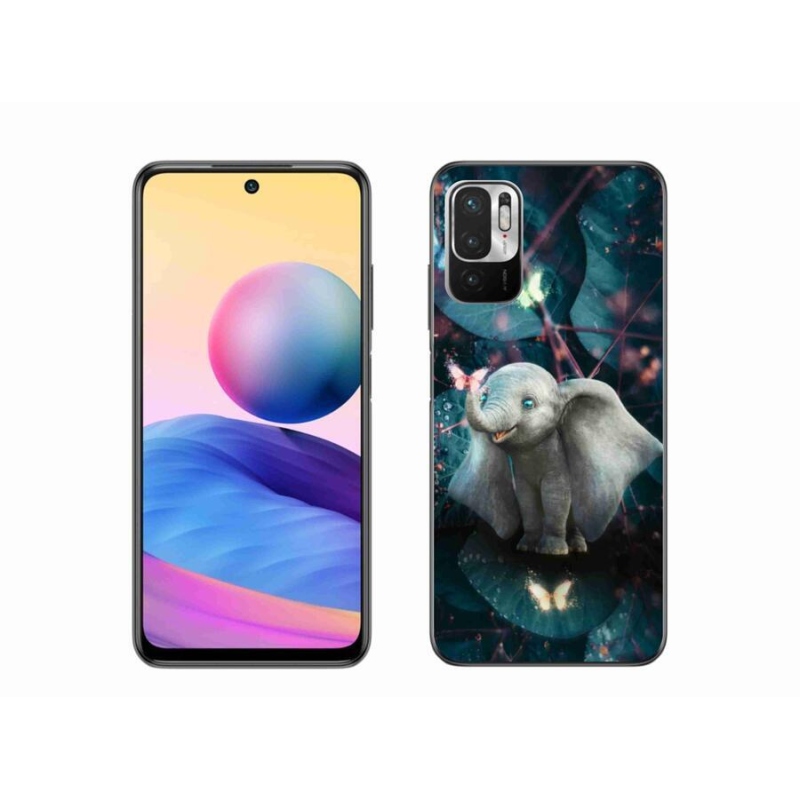 Gelový kryt mmCase na mobil Xiaomi Poco M3 Pro/5G - roztomilý slon